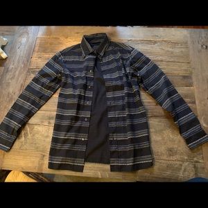 North Face Patterned Button-Up